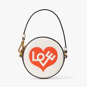 Kate Spade New York x Alexander Girard Heart Embossed convertible coin purse 👛